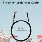 67.5" Accelerator Throttle Cable for Yamaha G14 G16 G22 Golf Cart (1995-2007)