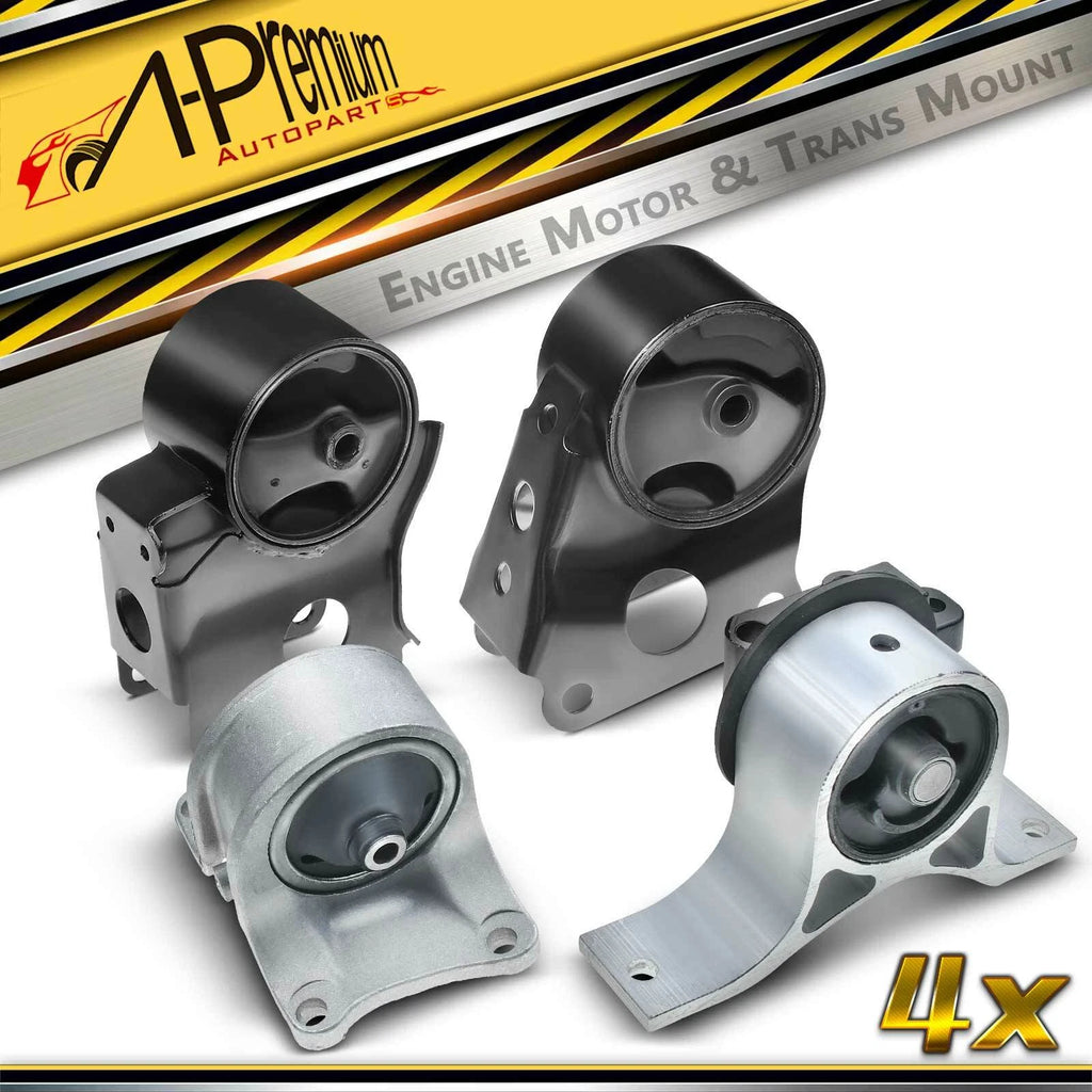 4X Front Engine Motor & Transmission Mount for Nissan Altima (2002–2006)