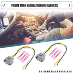 Front Turn Signal Wiring Harness Connector Plug for Toyota (1 Set)