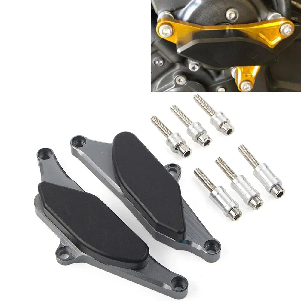 CNC Engine Slider Frame Crash Protector Pads for Yamaha Vmax (2009-2018)