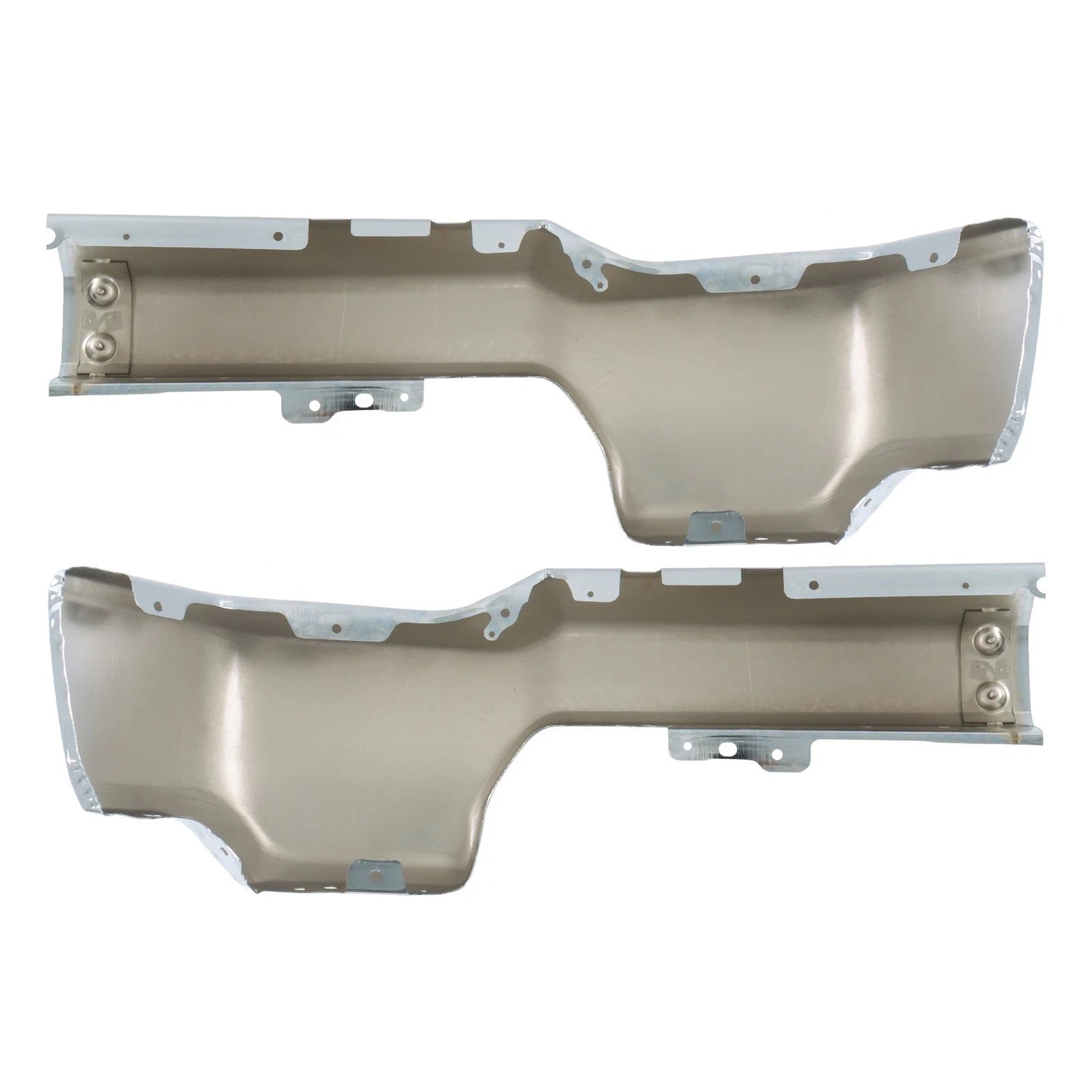 Chrome Split Front Bumper for Chevy Silverado 2500HD 3500HD (2020-2023)