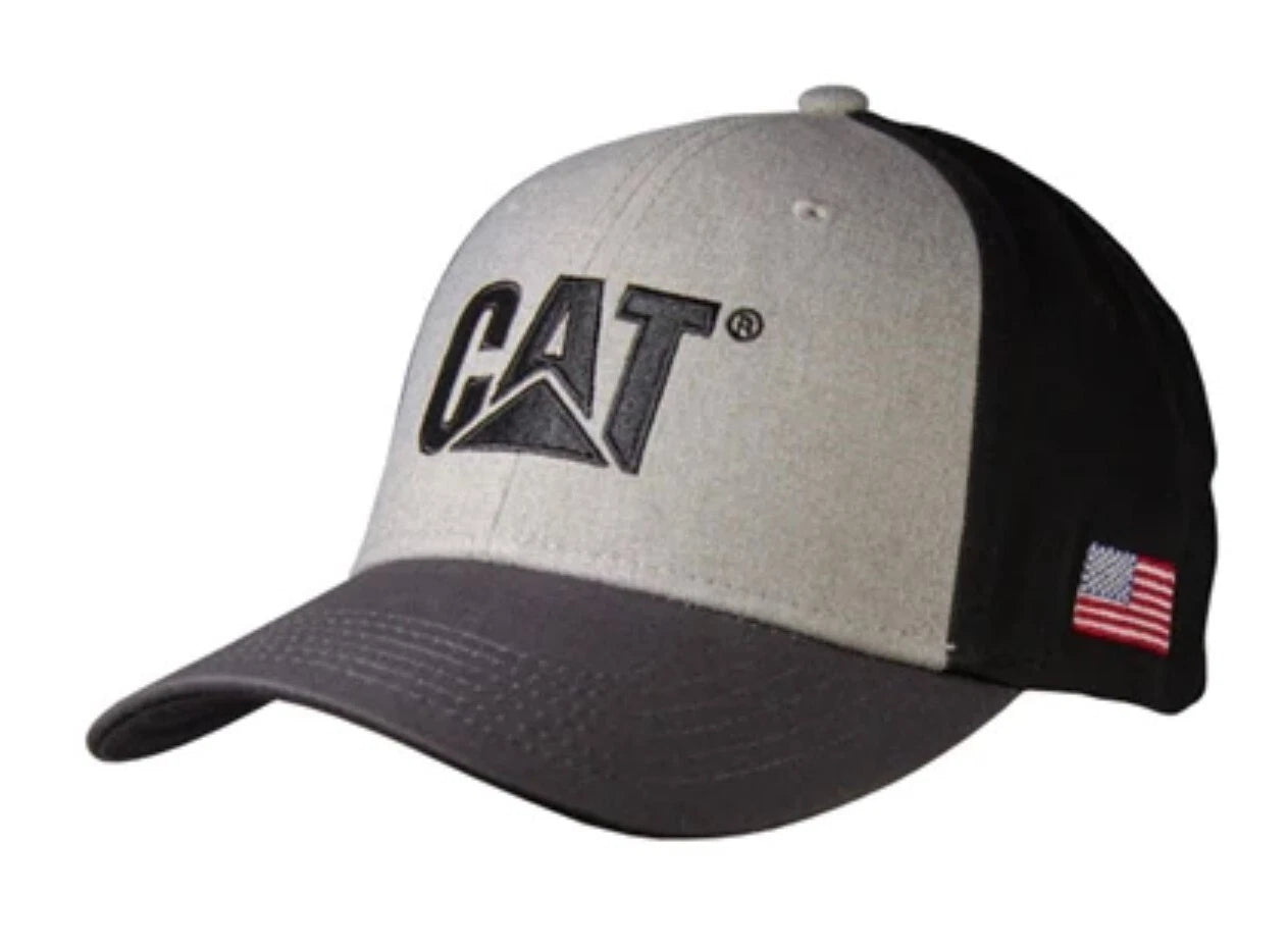 Caterpillar CAT Equipment Flag Classic Black Cap/Hat