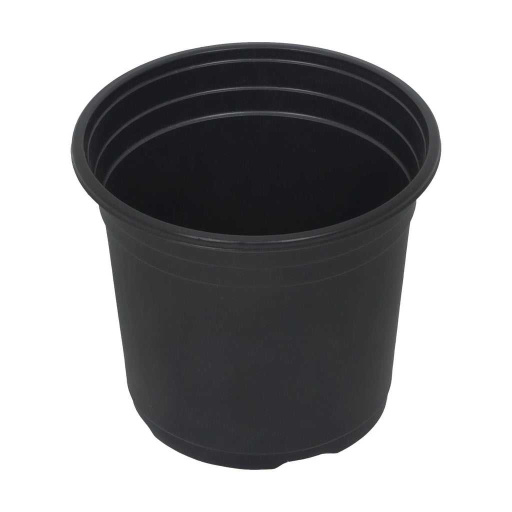 Set of 100 Plastic Flower Nursery Pots with Drainage Holes