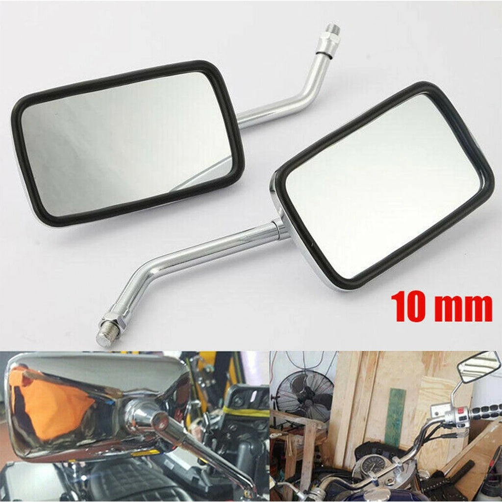 Chrome Rear View Mirrors 10mm for Honda Magna 250 VF 750C 500C 1000