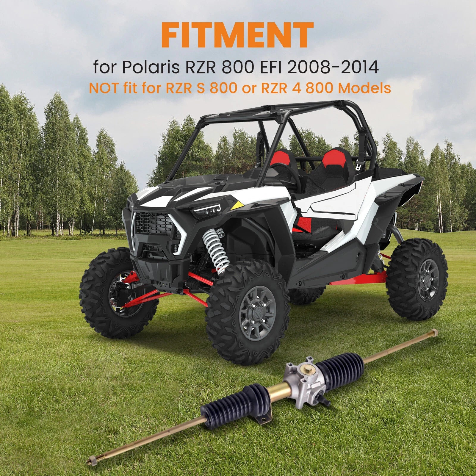 Power Steering Rack and Pinion for Polaris RZR 800 EFI (2008–2014)