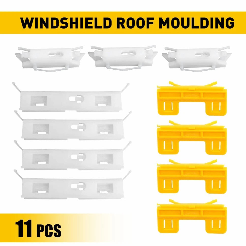 Set of 11 Windshield Roof Moulding Clips for Honda Accord (2003–2017)