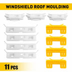 Set of 11 Windshield Roof Moulding Clips for Honda Accord (2003–2017)