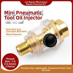 Pneumatic Tool Oil Lubricator for Compact Tools (14 Inch Thread)