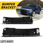 Set of 2 Black Bumper Support Brackets for Ford Edge (2007–2010)