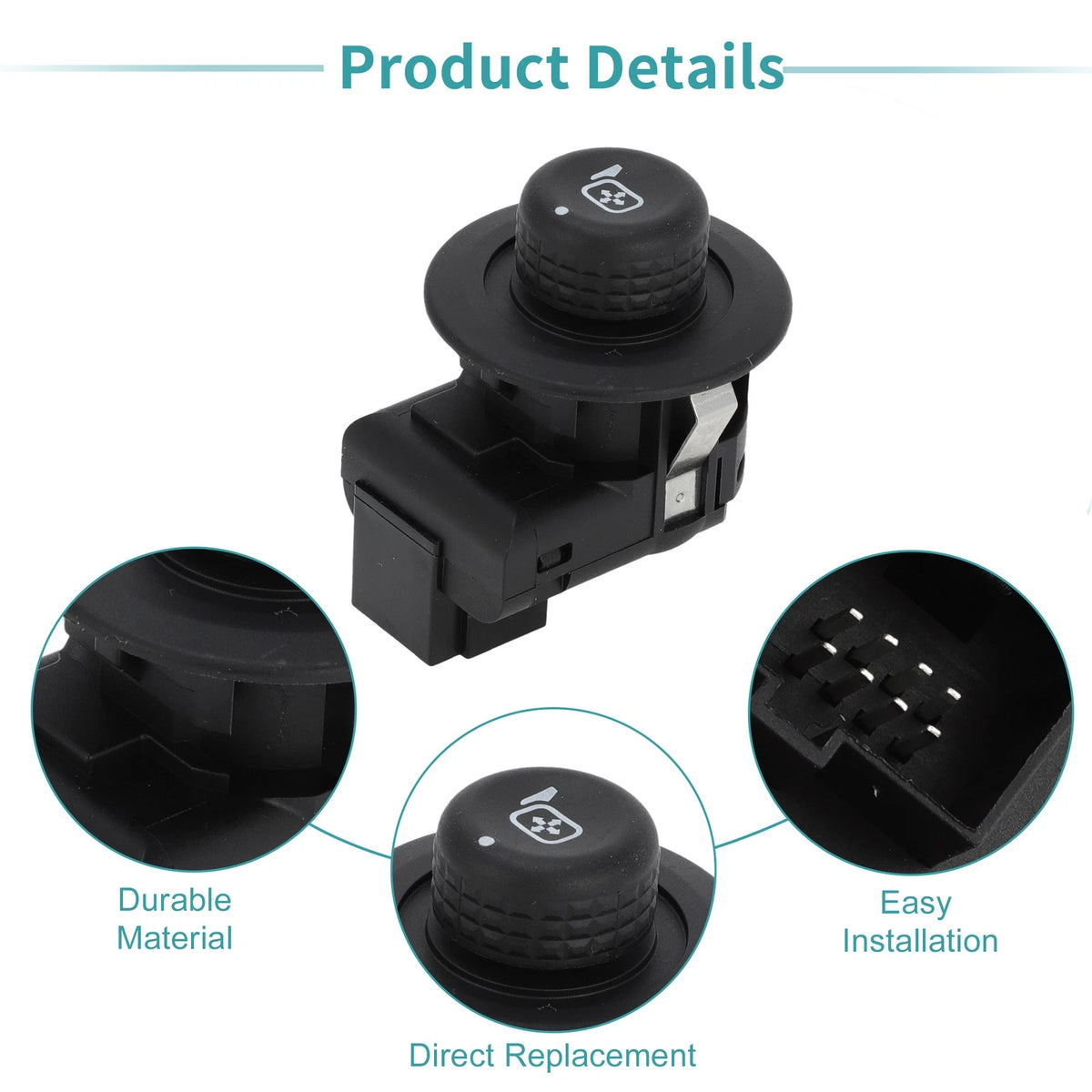 Car Mirror Switch for Ford E-150, E-250 (2009–2014)