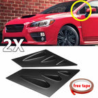 Pair Side Window Louver Vent Scoop Cover for Subaru WRX STI (2015–2018)