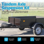 Trailer Tandem Axle Suspension Leaf Spring Hanger Kit for Double Eye Springs