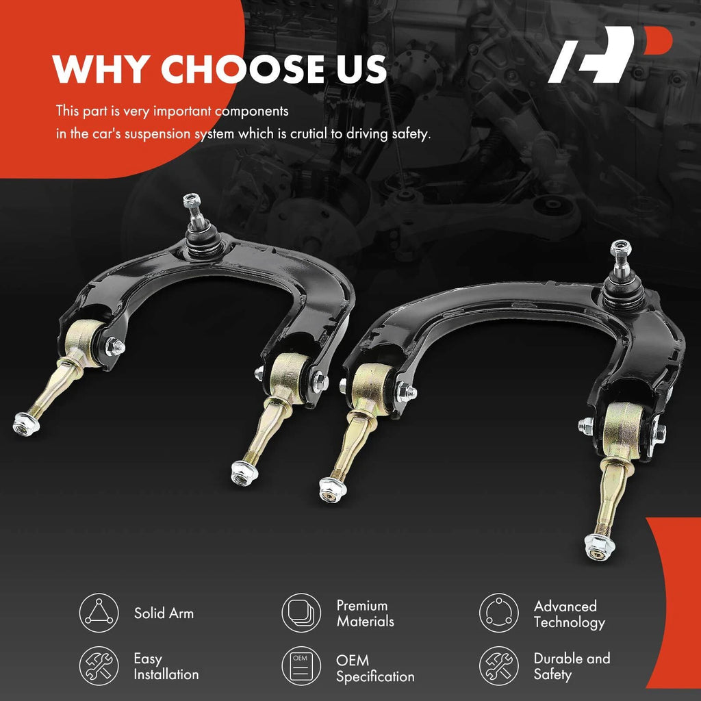 2X Front Upper Control Arm with Ball Joint for Hyundai Sonata Kia Optima (2011–2019)