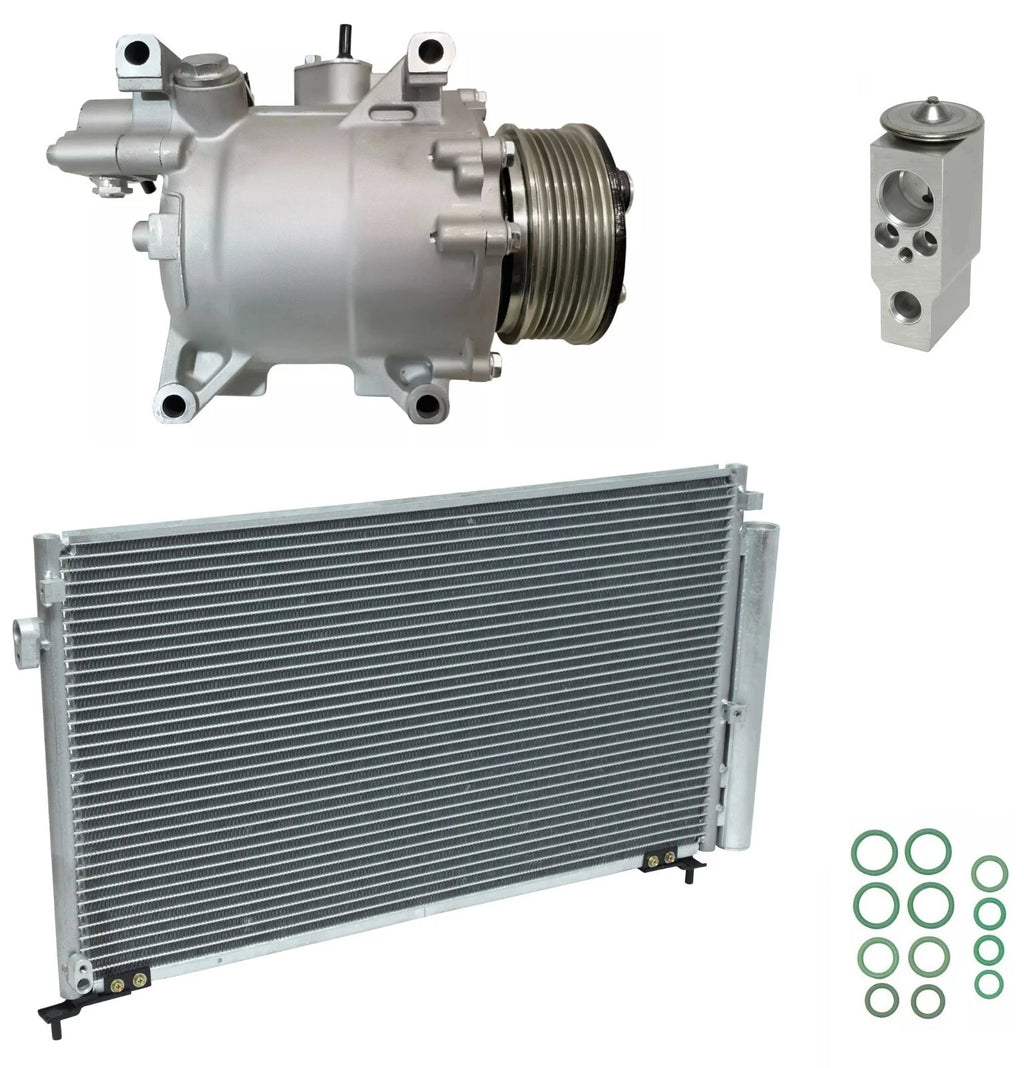 AC Compressor Kit with Condenser for Honda Civic Coupe 2.0L (2010–2010)