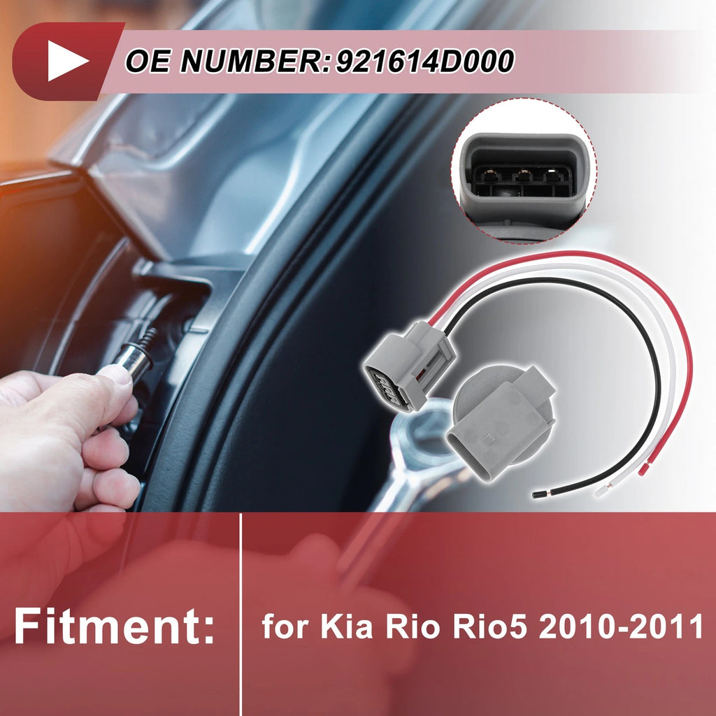 Set of 1 Front Turn Signal Light Socket Wiring for Kia Rio/Rio5 (2010–2011) No. 921614D000