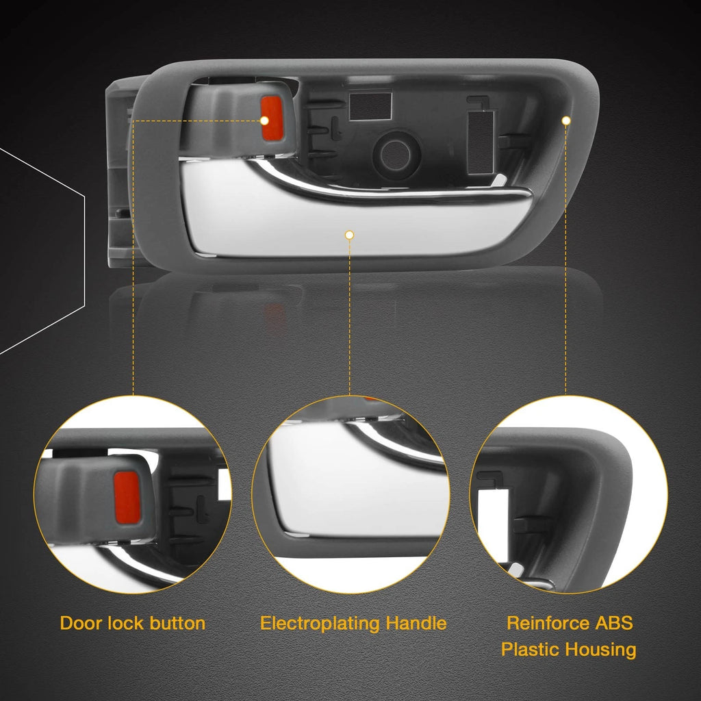 2Pcs Interior Door Handle for Toyota Camry (2002-2006)