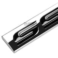 3D Polished Black Lettering Emblem Badge for Chevrolet SS (2014–2017)