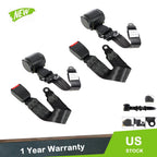 Set of 2 Retractable 3 Point Seat Belts for Jeep CJ YJ Wrangler (1982–1995)