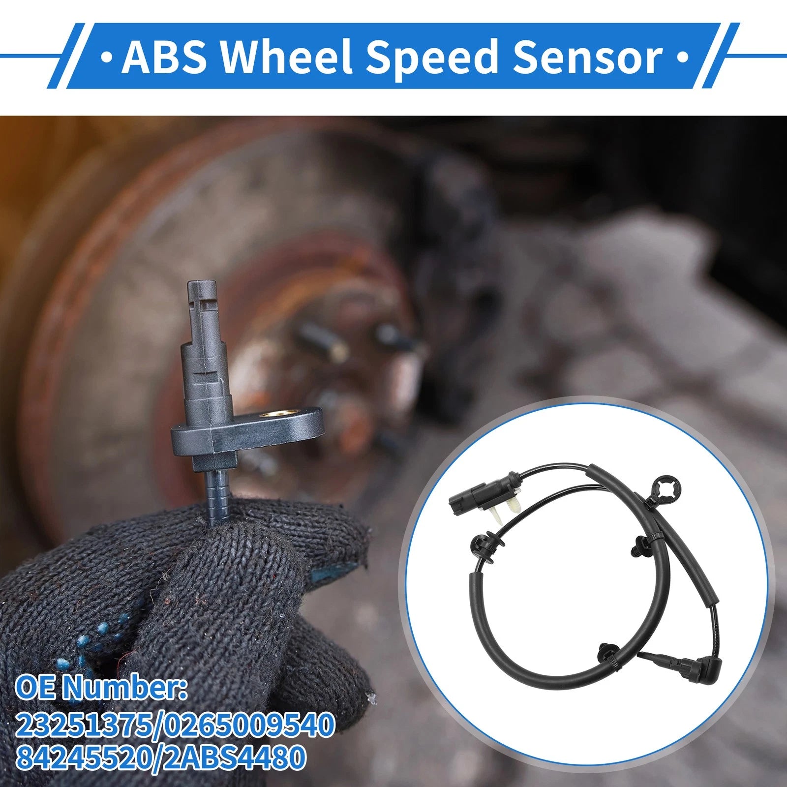 ABS Wheel Speed Sensor for Chevrolet Equinox (2010–2017) No. 23251375/0265009540