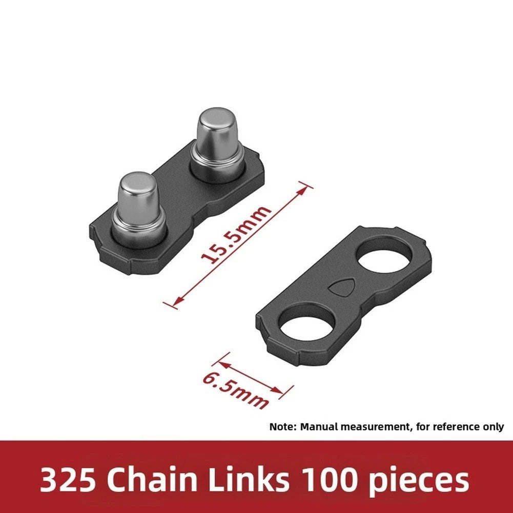 Set of 30 Stainless Steel Chainsaw Chain Joint Repair Kits for 0.058 Chains