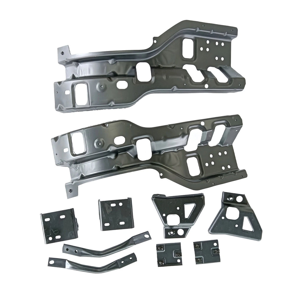 Set of 10 Front Bumper Impact Bracket Braces for Silverado 2500HD (2011–2014)