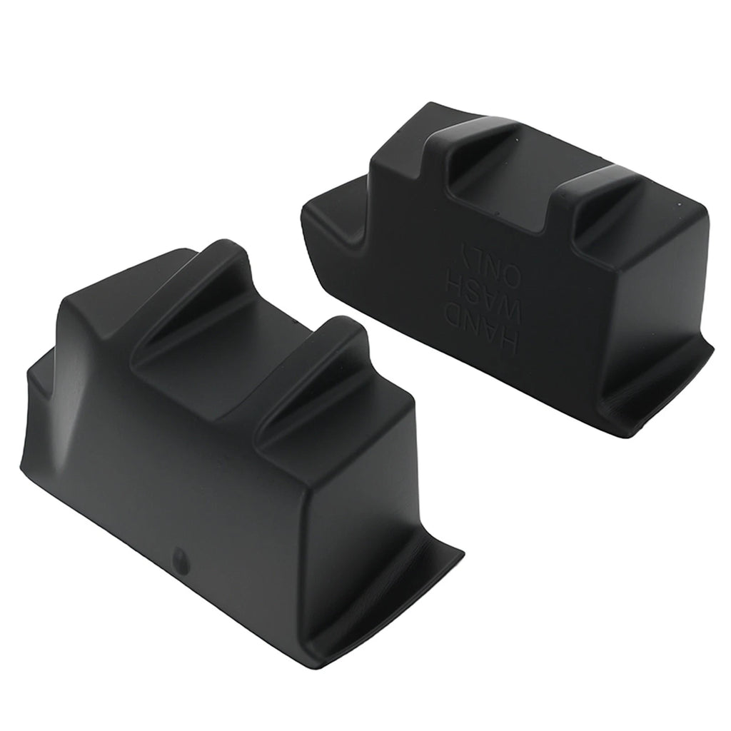 Set of 2 Cup Holder Door Panels for Ram 1500 (2019–2024) Black