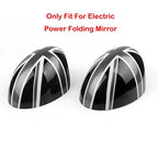 Side Mirror Cap Cover for MINI Cooper R55 R56 R57 R59 R61 (Electric Folding)
