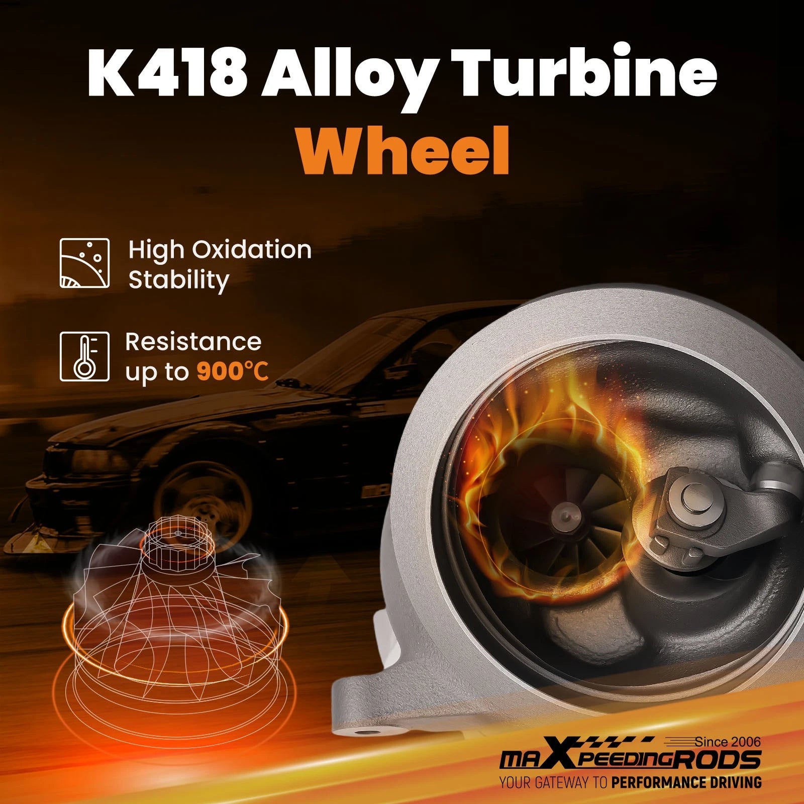 Turbocharger for Ford Bronco Sport 1.5L EcoBoost (2021–2023) HX7Z6K682E