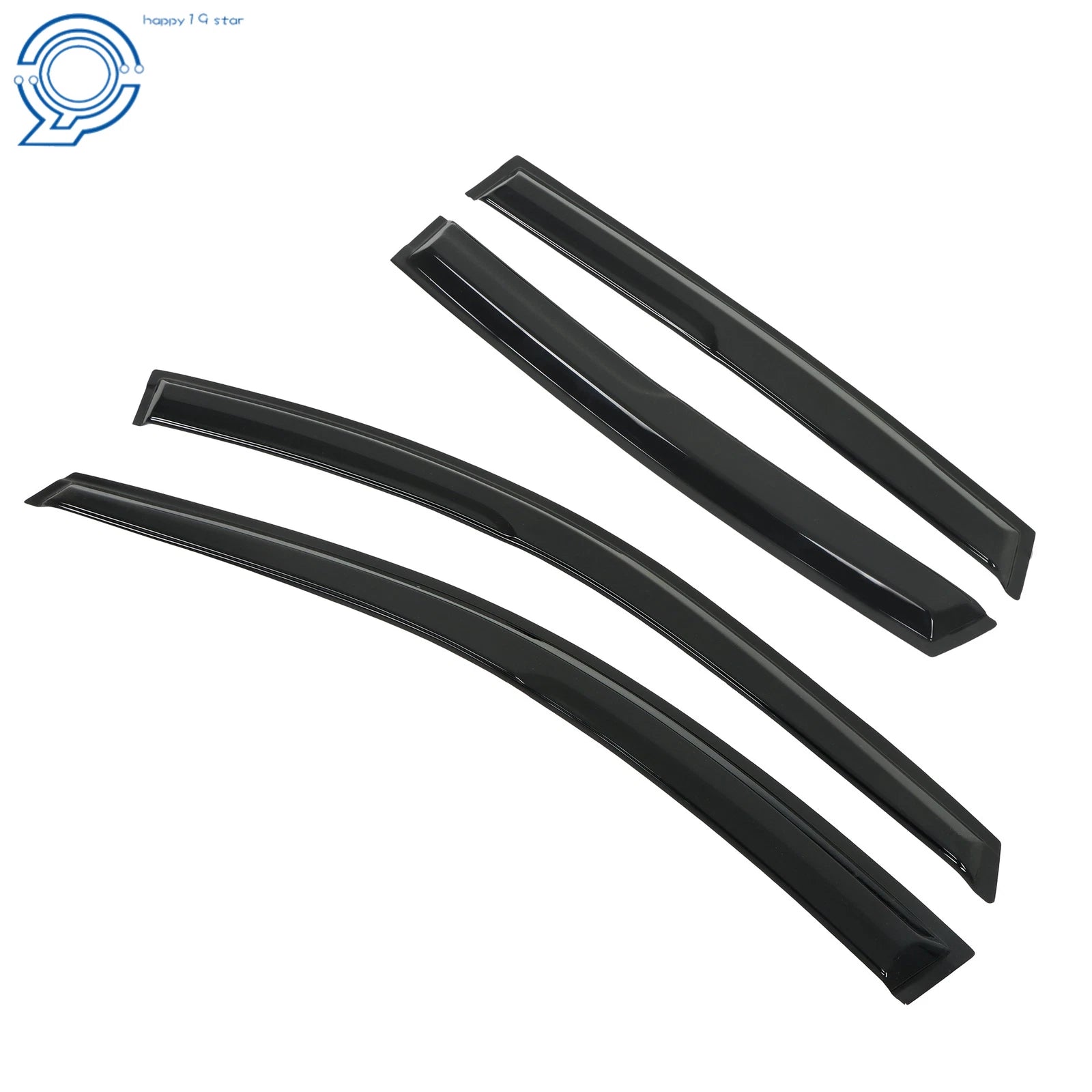 Set of 4 Window Visors for Honda CR-V (2007–2011)