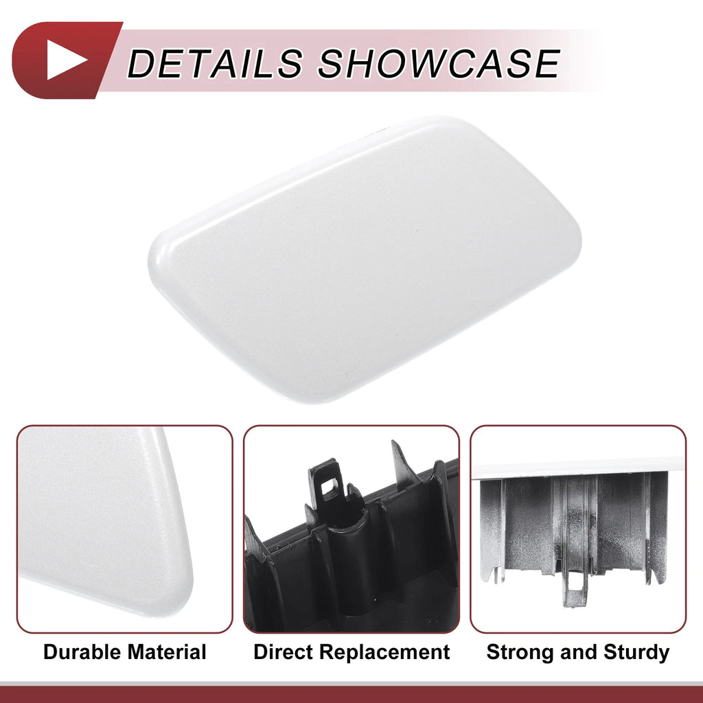 Front Right Washer Nozzle Cover Cap for Subaru Forester (2018–2021) White