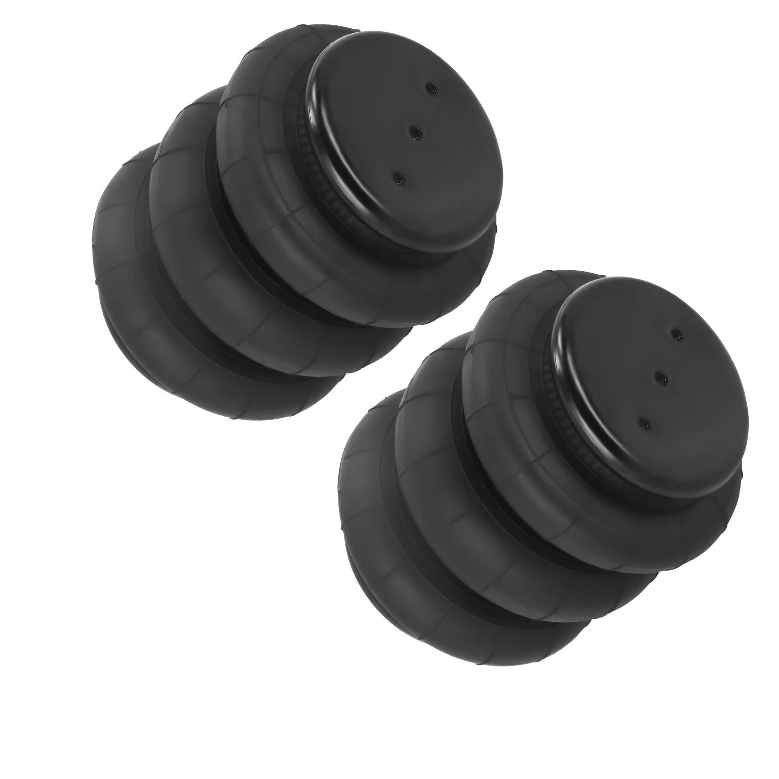 2X Heavy Duty 2600 lb Air Spring Suspension Triple Bellow Universal