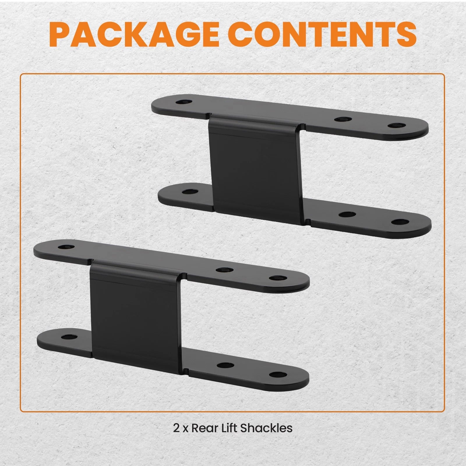 2" & 3" Lift Shackles for Chevy S10 S15 GMC Sonoma (1982–2004)