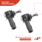 Set of 8 Front Control Arm Ball Joints Tie Rod Ends for Ford Focus (2000–2004)