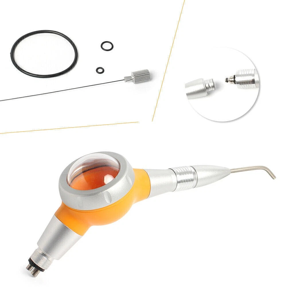 Dental Air Flow Polisher Handpiece Tool Kit for Cars (4 Holes)