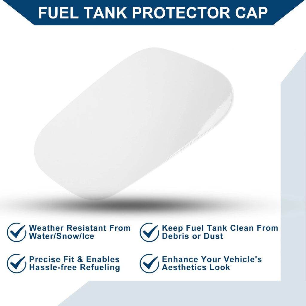 Fuel Tank Door Cap for Volkswagen Golf (2014–2018) White Filler Flap Cover