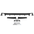 GT Style Matte Black Rear Bumper Diffuser for Honda Civic (2022–2025)