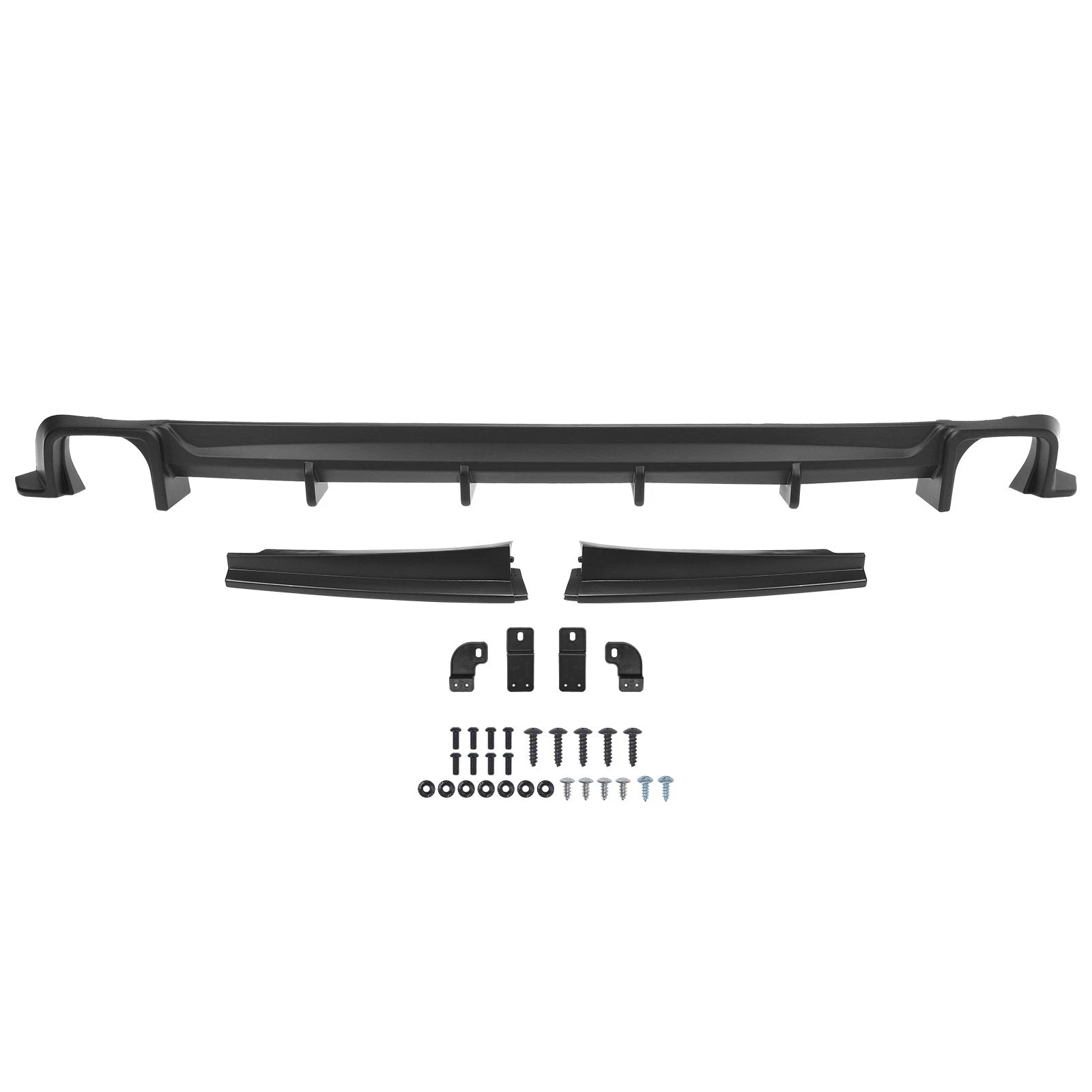 GT Style Matte Black Rear Bumper Diffuser for Honda Civic (2022–2025)