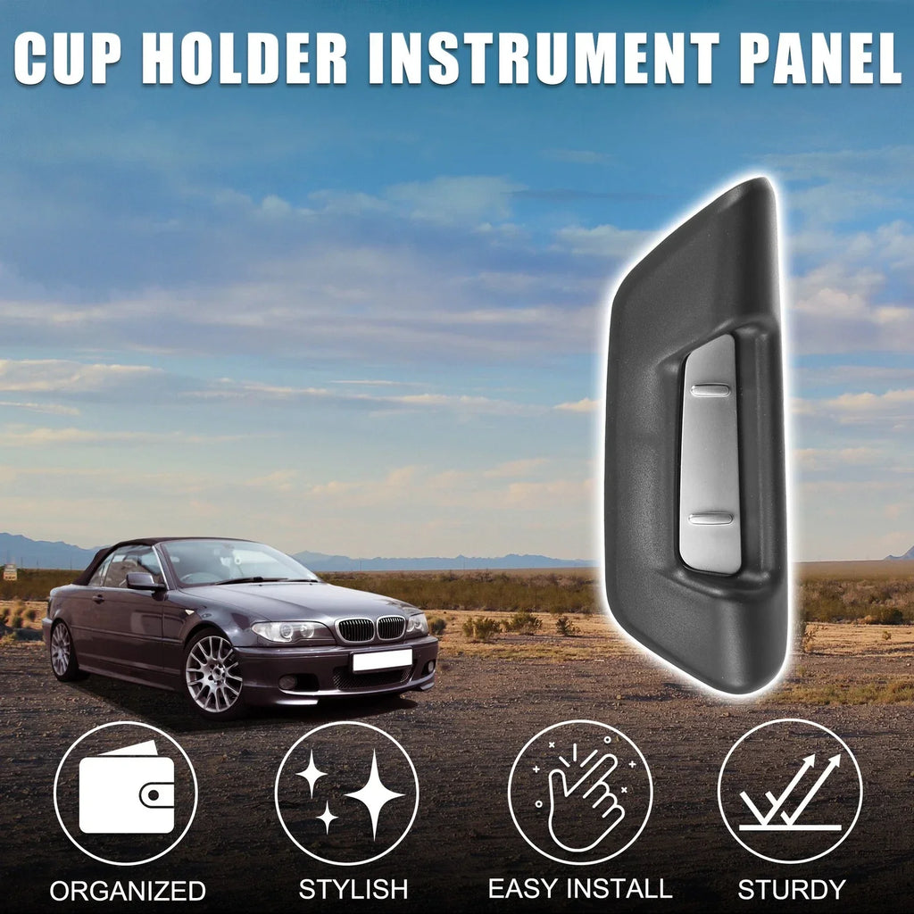Cup Holder for BMW X1 Drink Holder Black (2013-2015)