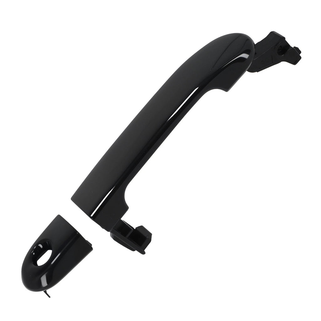 Exterior Door Handle Front Left for Nissan Versa Hatchback (2007–2012) Black
