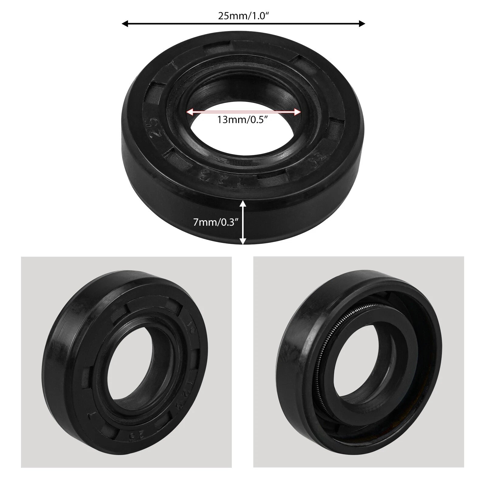 Shift Oil Seal for Honda CB400 CM400 CM450 CB750 (12.5X25X7, Replace 91204-425-003)