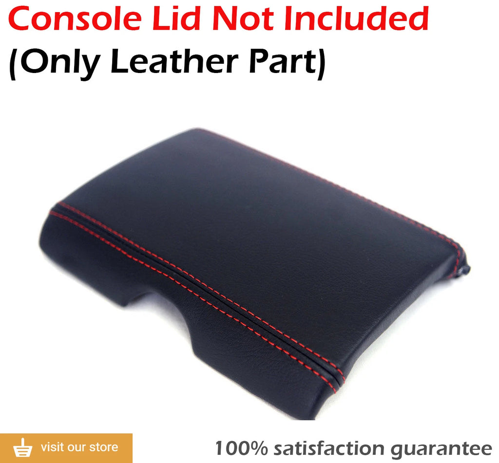 Center Console Armrest Cover for Mazda Miata (1999–2005) Red Stitch