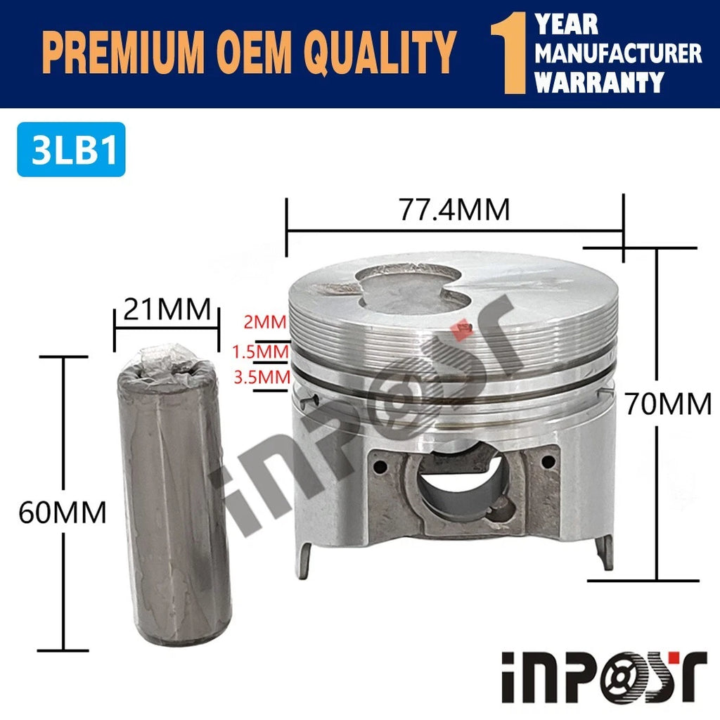 3LB1 Overhaul Kit for Isuzu Sumitomo SH30JX (Loader Excavator)