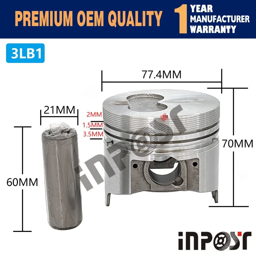 3LB1 Overhaul Kit for Isuzu Sumitomo SH30JX (Loader Excavator)