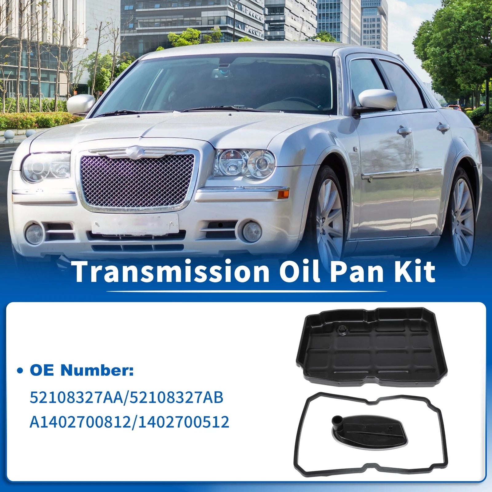 Transmission Oil Pan Kit with Oil Filter for Chrysler 300 (2005–2014)