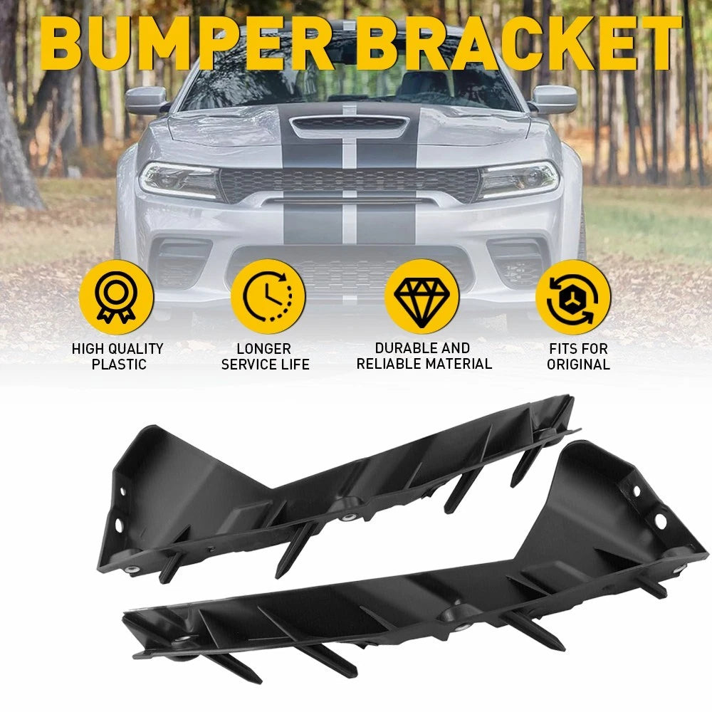 Set of 2 Front Bumper Support Brackets for Dodge Charger (2015–2021)