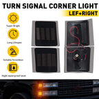 Smoked Dynamic LED Corner Turn Signal Light for GMC Chevy C/K Silverado Suburban
