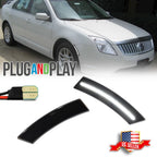 2X Smoked Front Bumper LED Side Markers for Mercury Milan (2010–2012)