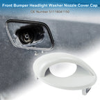 Front Right Side Bumper Headlight Washer Nozzle Cover Cap for BMW M3 White (2008-2013)