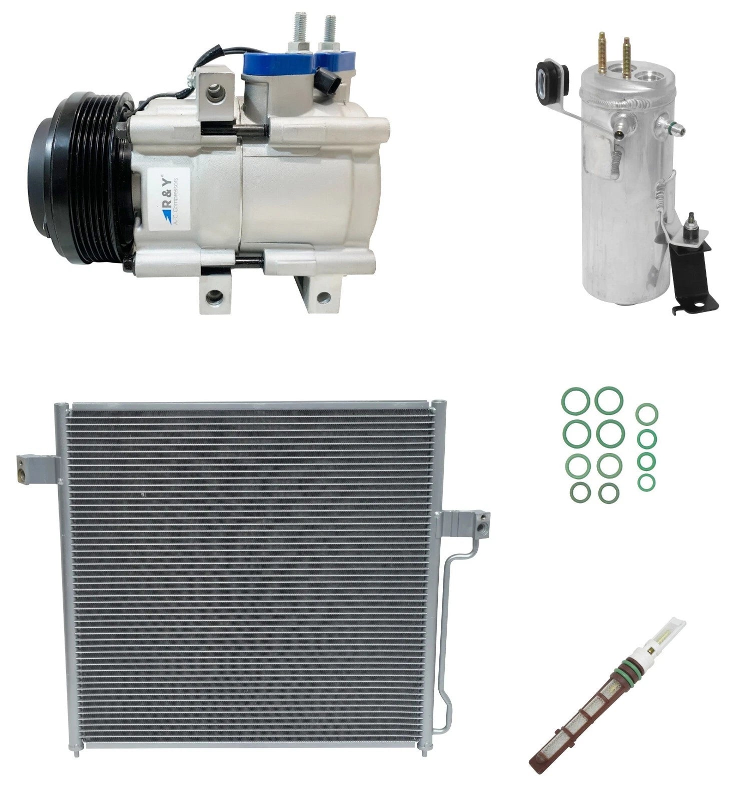 AC Compressor Kit With Condenser for Ford Explorer 4.0L (2009–2010)