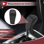 1 Pc Gear Shift Knob Cover for BMW 3 Series E90 (2004–2012) Black